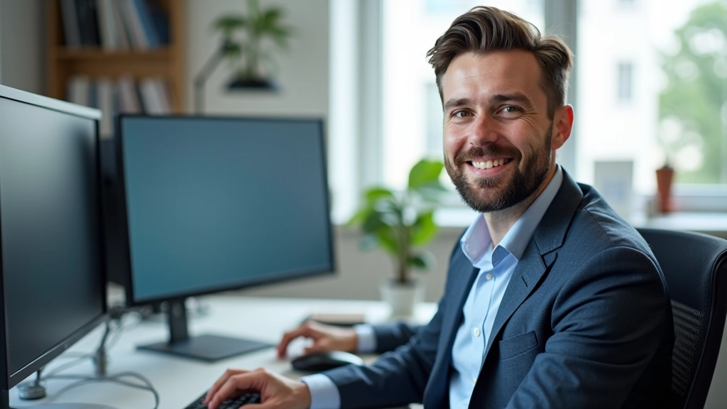 Petite entreprise utilisant une connexion internet fibre, bureaux modernes avec équipements numériques et employés travaillant sur ordinateurs